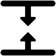 Shrink Vertical Icon from Ultimate Bold Set