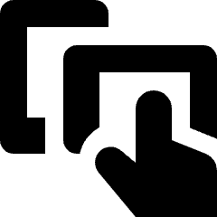 Respondsive Design Hand Icon from Nova Solid Set