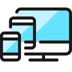 Responsive Design 1 Icon from Ultimate Colors Set
