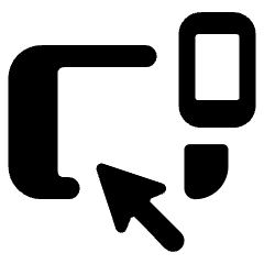 Responsive Design Cursor Icon from Ultimate Bold Set