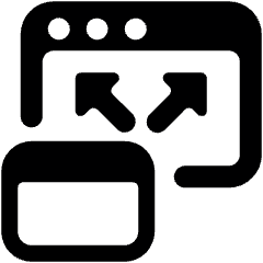 Responsive Design Expand Icon from Ultimate Bold Set