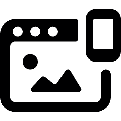 Responsive Design Image Icon from Ultimate Bold Set