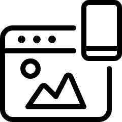 Responsive Design Image Icon from Ultimate Light Set