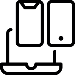 Responsive Design Laptop 1 Icon from Ultimate Light Set