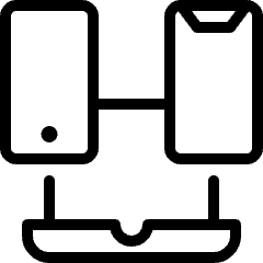 Responsive Design Laptop Icon from Ultimate Light Set