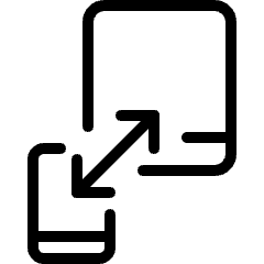 Responsive Design Phone Icon from Ultimate Light Set