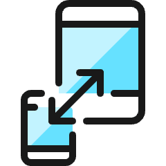 Responsive Design Phone Icon from Ultimate Colors Set