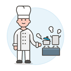 Chef 1 Illustration from UX Colors Set