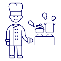 Chef 1 Illustration from UX Line Set
