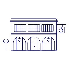 Apple Store 1 Illustration from UX Line Set
