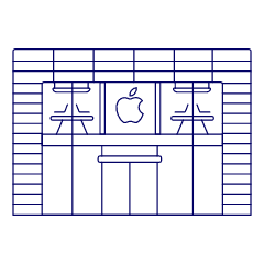 Apple Store 2 Illustration from UX Line Set