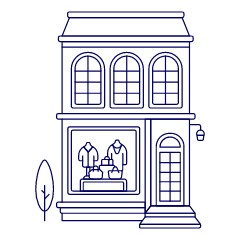 Clothes Shop Illustration from UX Line Set