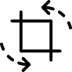 Photo Crop Rotate Icon from Ultimate Light Set