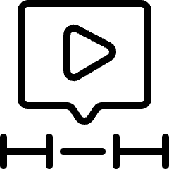 Photo Video Editing Icon from Ultimate Light Set