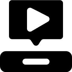 Photo Video Editing Icon from Ultimate Bold Set