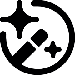Retouch Magic Wand Icon from Ultimate Bold Set