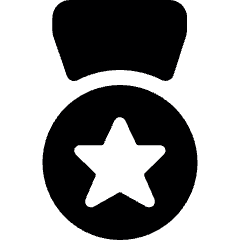 Award Medal 1 Icon from Ultimate Bold Set