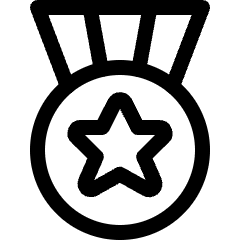 Award Medal 1 Icon from Ultimate Regular Set