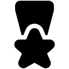 Award Medal 2 Icon from Ultimate Bold Set