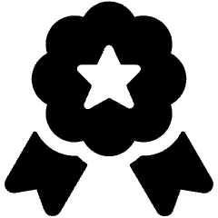 Award Ribbon Star 2 Icon from Ultimate Bold Set