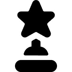Award Star 1 Icon from Ultimate Bold Set