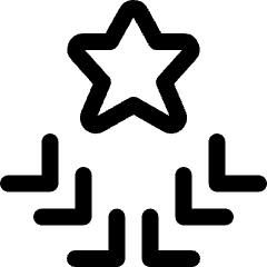 Award Star Head Icon from Ultimate Regular Set