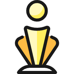 Award Trophy 1 Icon from Ultimate Colors Set
