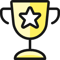 Award Trophy Star 1 Icon from Ultimate Colors Set