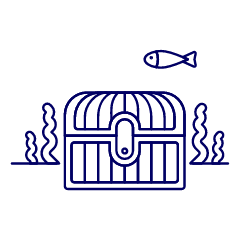 Close Treasure Chest Illustration from UX Line Set
