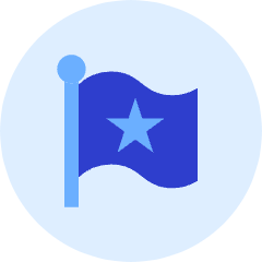 Flag Star 2 Icon from Kameleon Duo Set