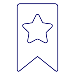 Pennant Star 2 Illustration from UX Line Set