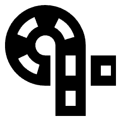 Route Sign Curvy Ahead Icon from Nova Solid Set