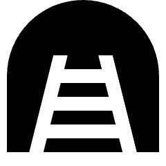 Route Sign Railway Tunnel Area Icon from Nova Solid Set