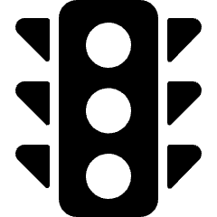 Road Traffic Lights Icon from Ultimate Bold Set