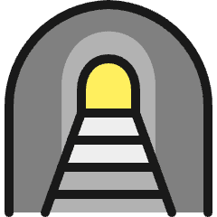 Road Tunnel 1 Icon from Ultimate Colors Set