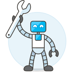 Technician Robot 1 Illustration from UX Colors Set