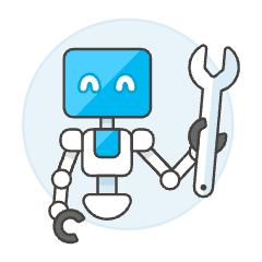 Technician Robot 2 Illustration from UX Colors Set