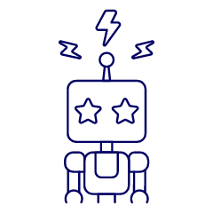 Toy Robot Illustration from UX Line Set