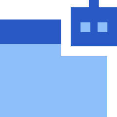 Ai Browser Robot Icon from Sharp Flat Set