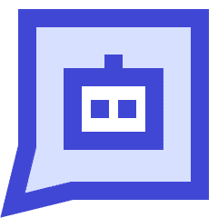 Ai Chat Bot Icon from Sharp Duo Set