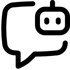 Ai Chat Robot Icon from Flex Line Set