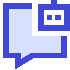 Ai Chat Robot Icon from Sharp Duo Set