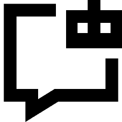 Ai Chat Robot Icon from Sharp Remix Set