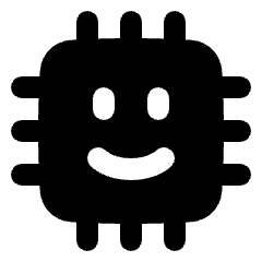 Ai Chip 2 Icon from Plump Solid Set
