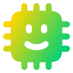 Ai Chip 2 Icon from Plump Gradient Set