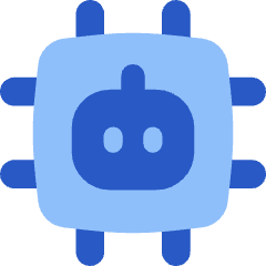 Ai Chip Robot Icon from Flex Flat Set