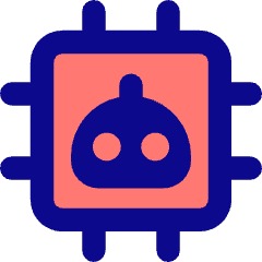Ai Chip Robot Icon from Core Pop Set
