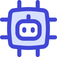 Ai Chip Robot Icon from Flex Duo Set