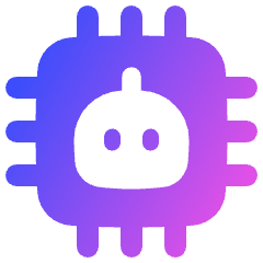 Ai Chip Robot Icon from Plump Gradient Set