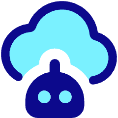 Ai Cloud Robot Icon from Core Pop Set